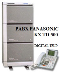 Jual pabx panasonic kx-td500 kapasitas besar yang sangat cocok untuk perkantoran pabrik serta hotel